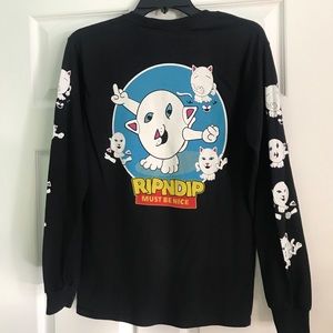 SM RIPNDIP Nerm Story Long Sleeve Graphic Tee
